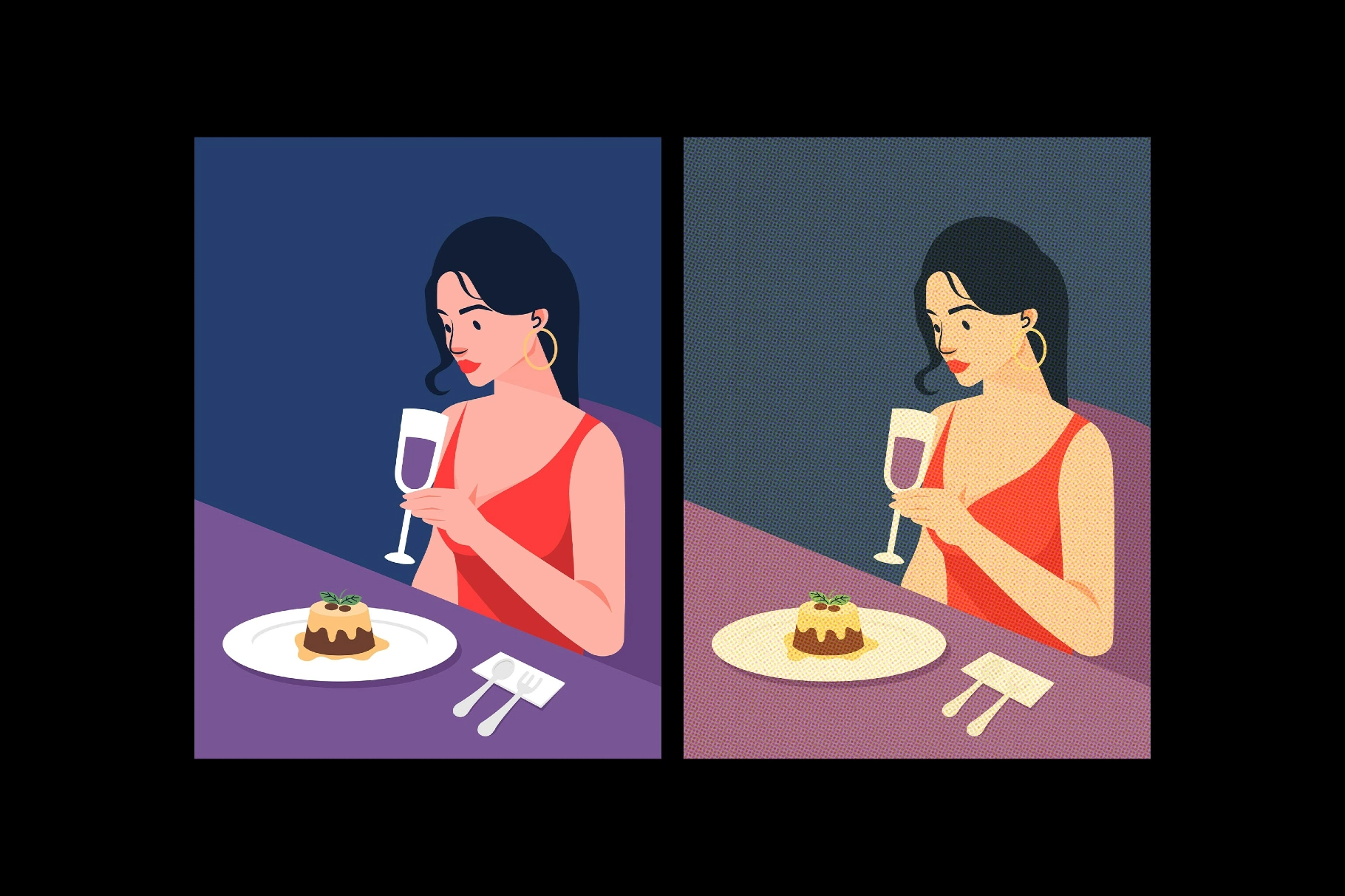 Vintage Halftone Textures Pack