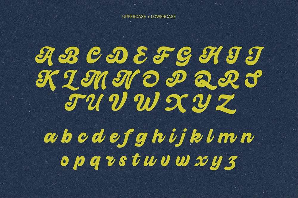 Hiderh Mahen - Groovy Script Font