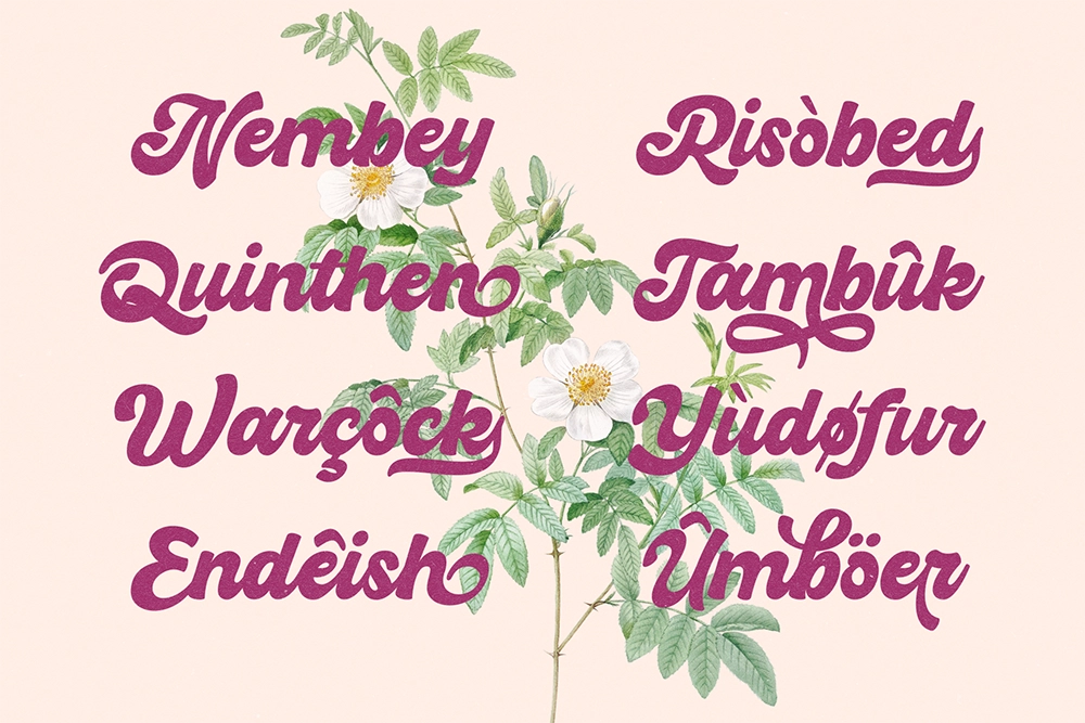 Hiderh Mahen - Groovy Script Font