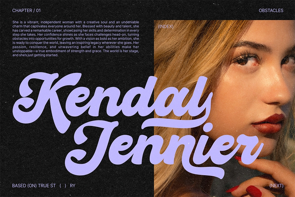 Hiderh Mahen - Groovy Script Font