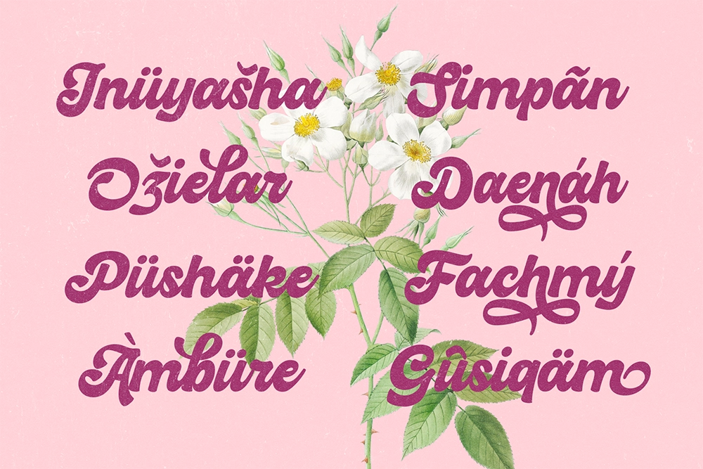 Hiderh Mahen - Groovy Script Font