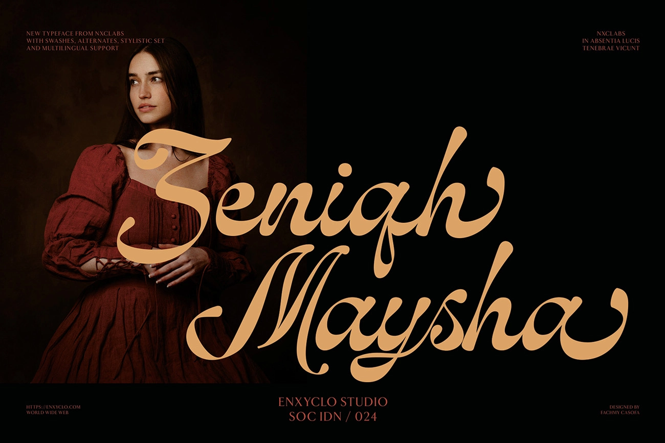 Hubiny - Elegant Script Font