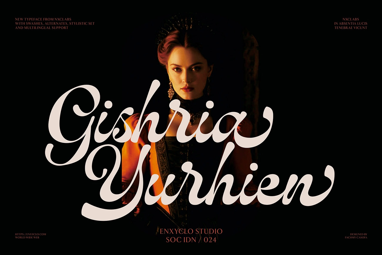 Hubiny - Elegant Script Font