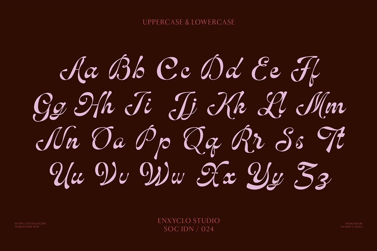 Hubiny - Elegant Script Font