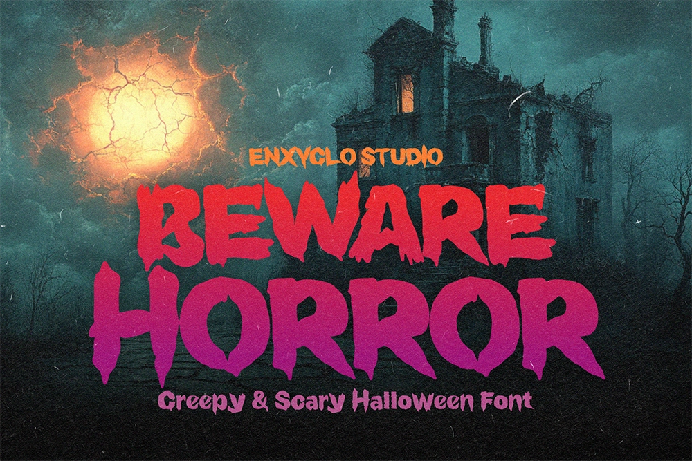 Beware Horror - Scary Horror Font