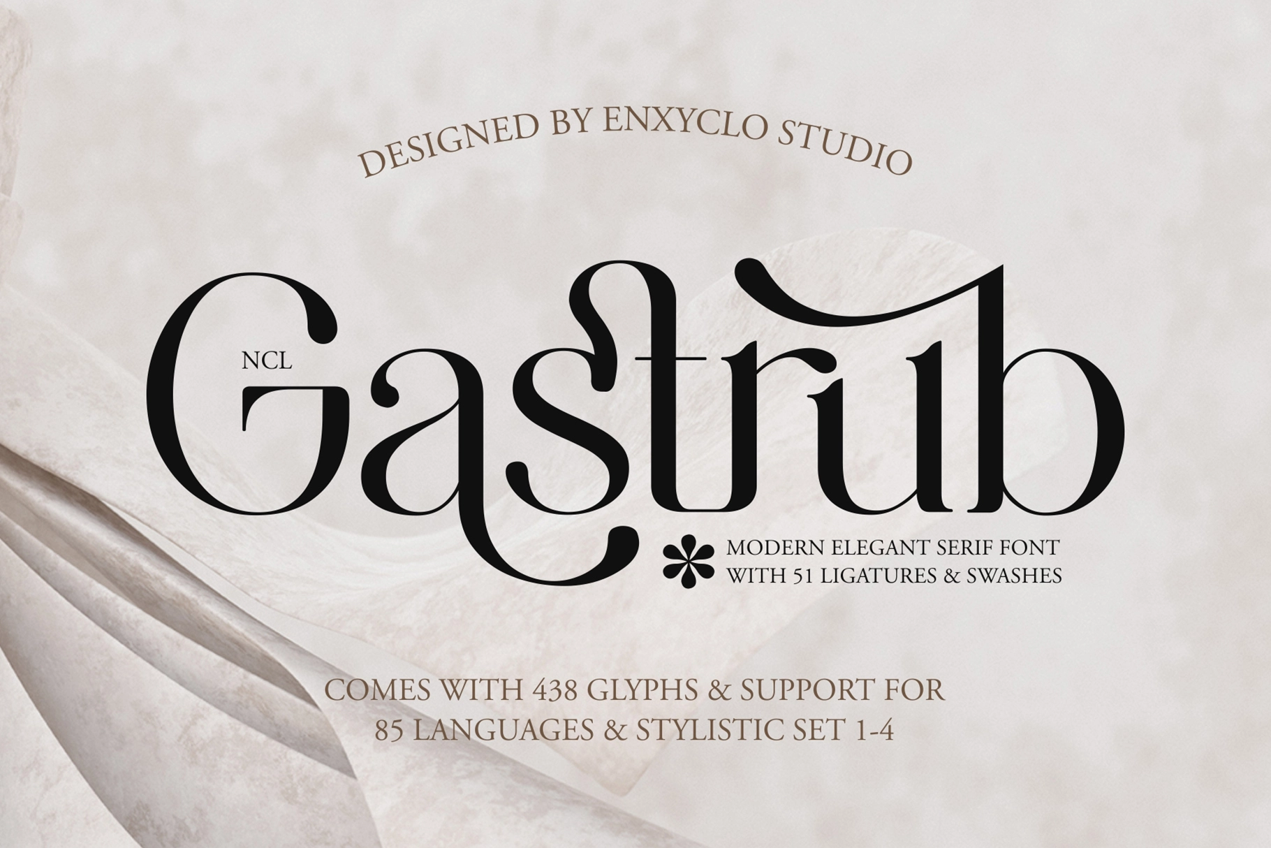 Gastrub - Modern Elegant Serif Font