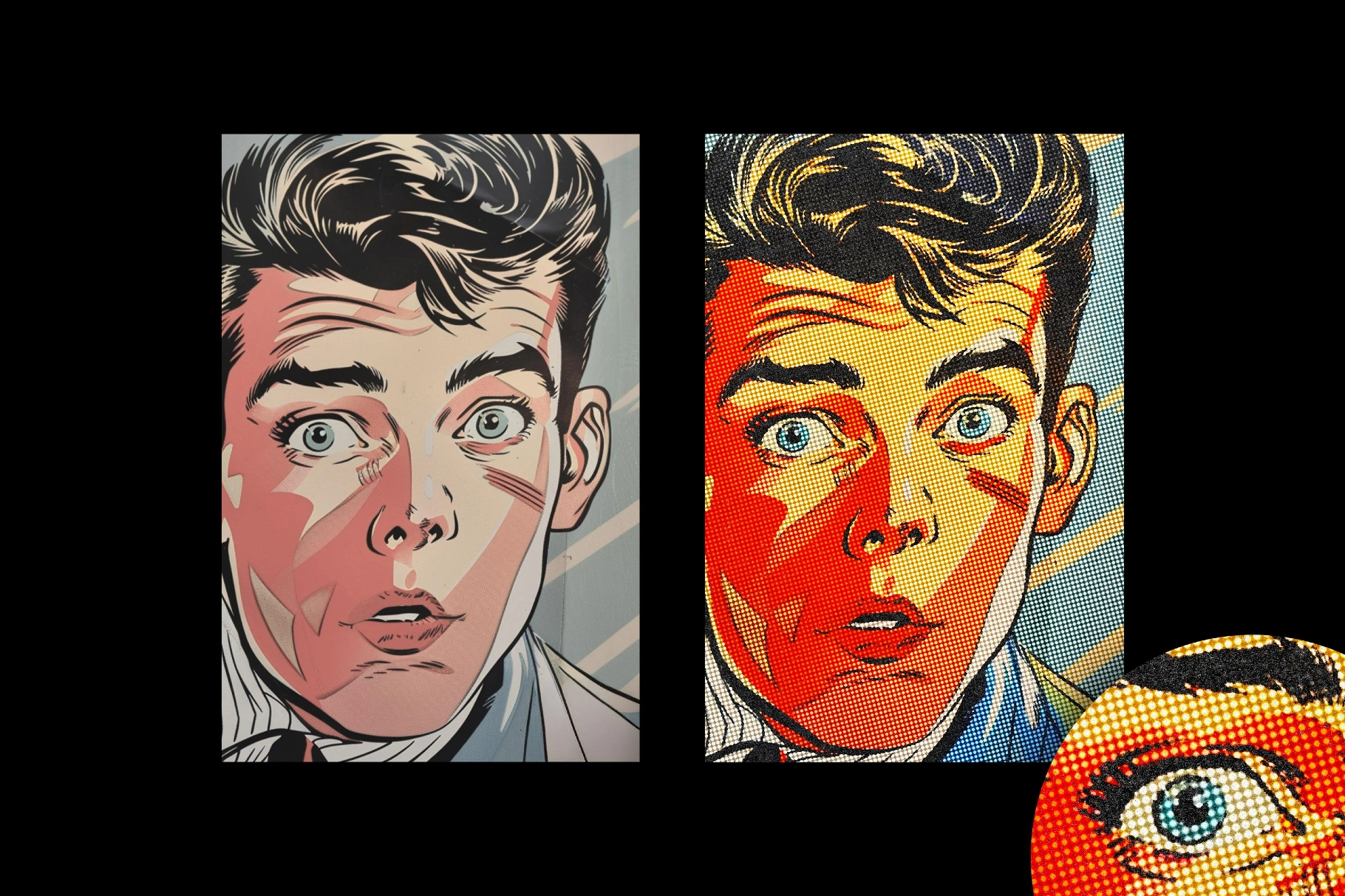 Dotted Print Photo Effect