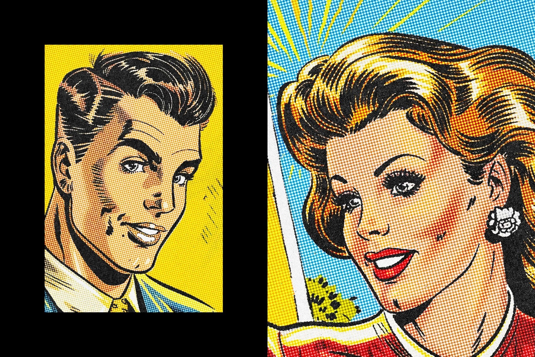 Dotted Print Photo Effect