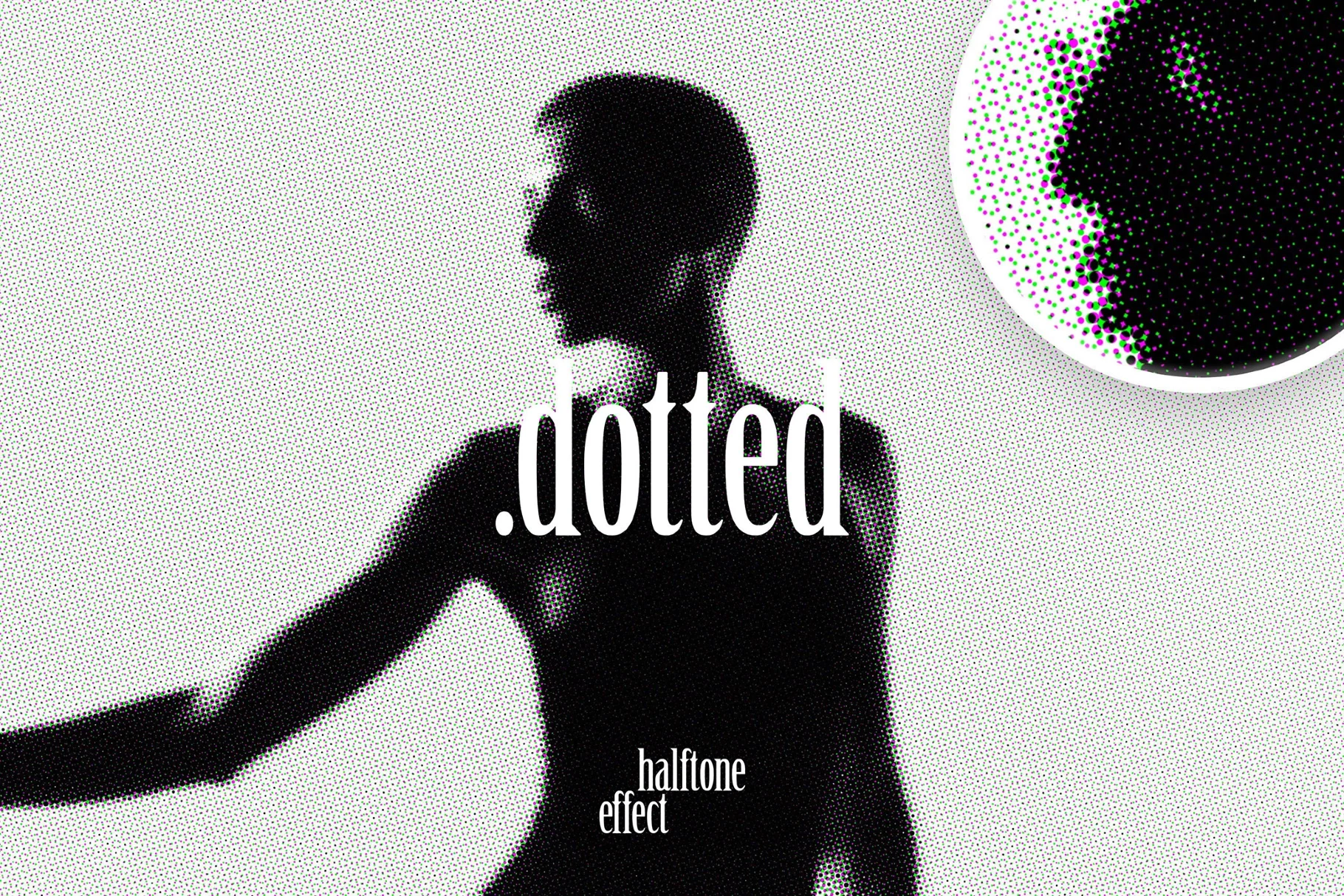 Dotted Halftone Photo Effect