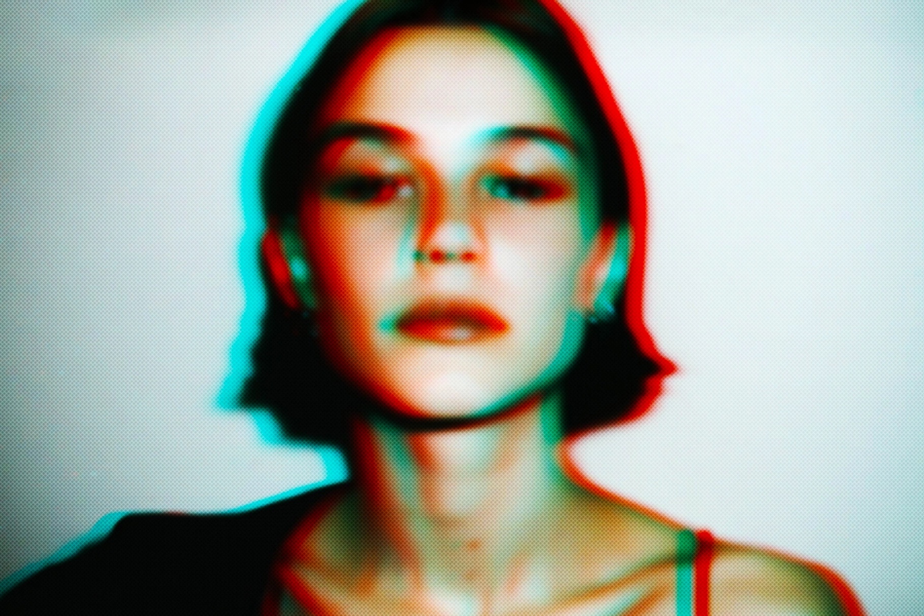 Abstract Glitch Photo Effect