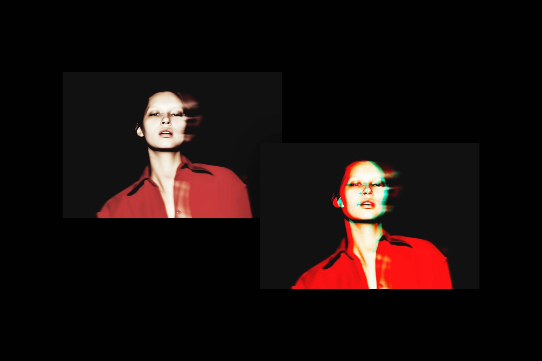 Abstract Glitch Photo Effect