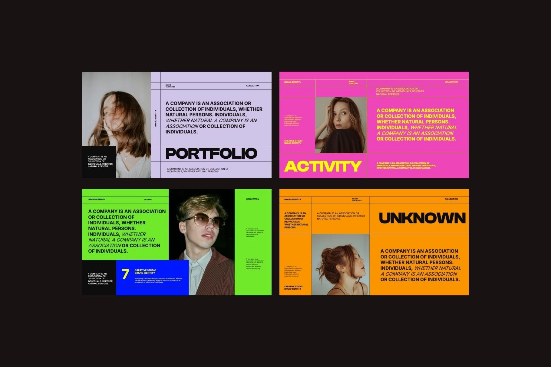 Keynote - Audrey Brand Identity Template