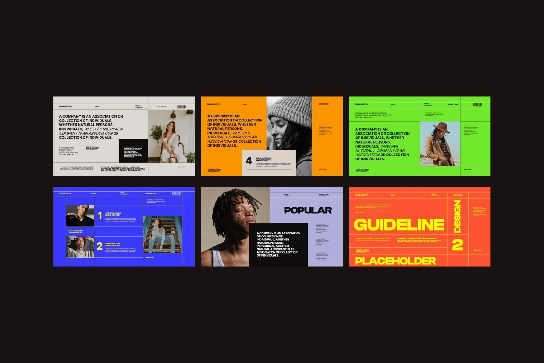 Keynote - Audrey Brand Identity Template