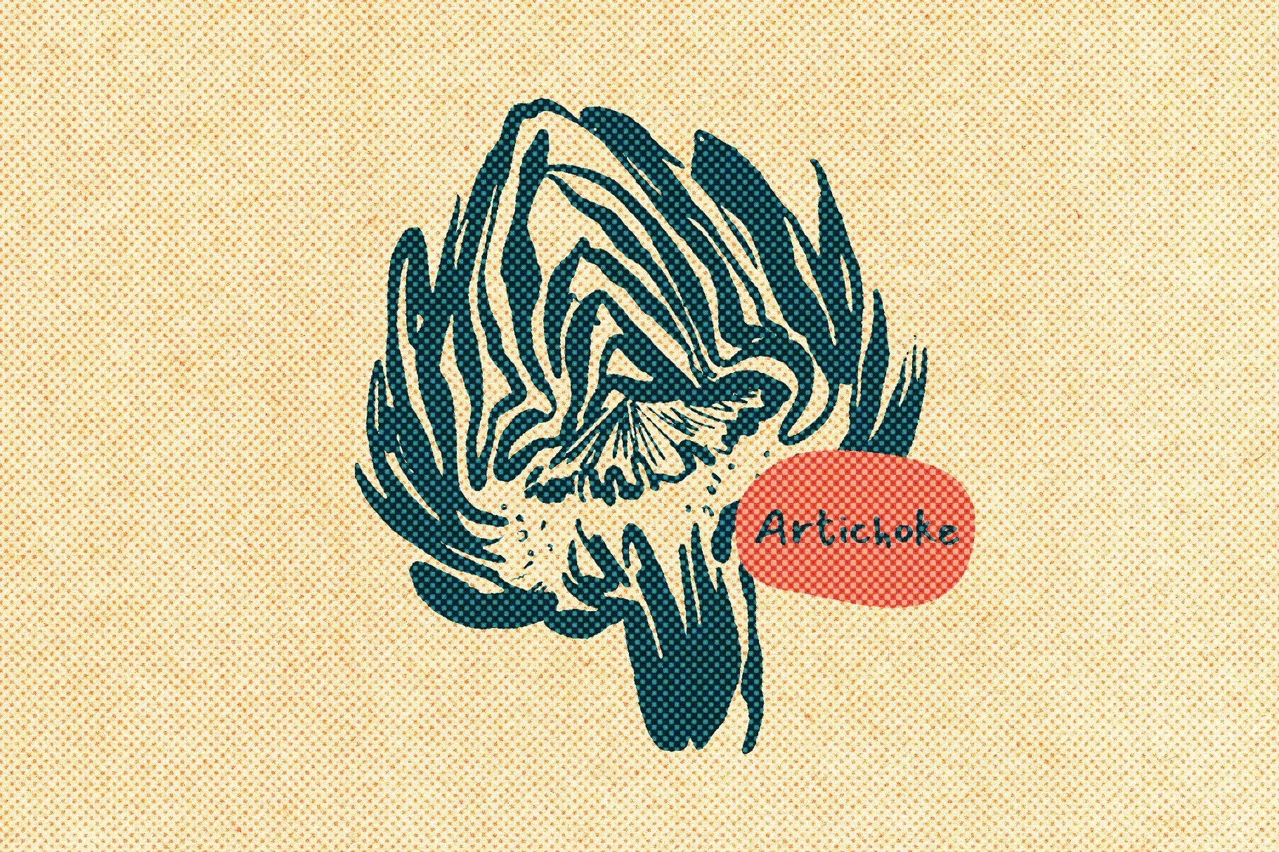 Vintage Halftone Print Effect