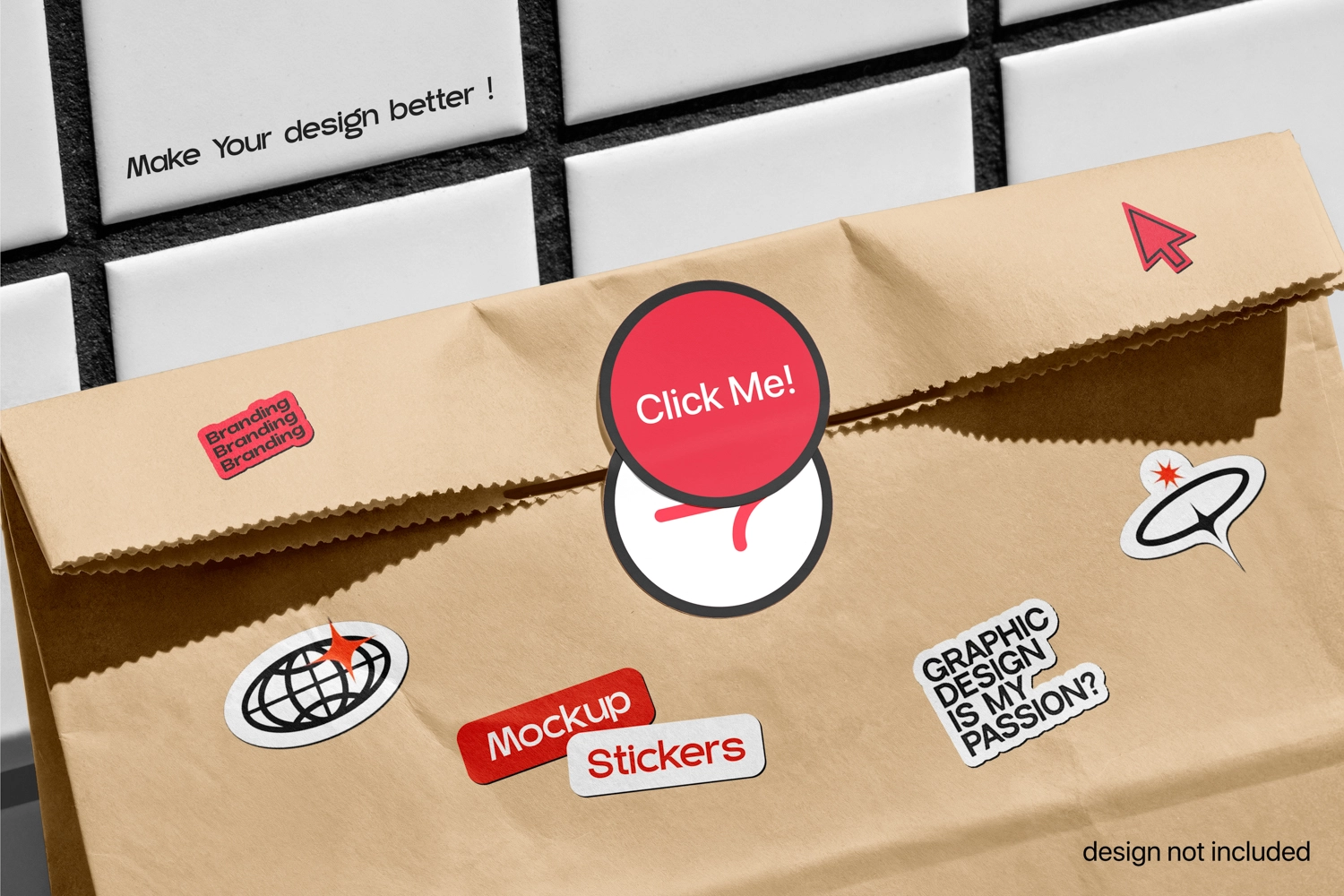 Product Sticker Mockups Pack