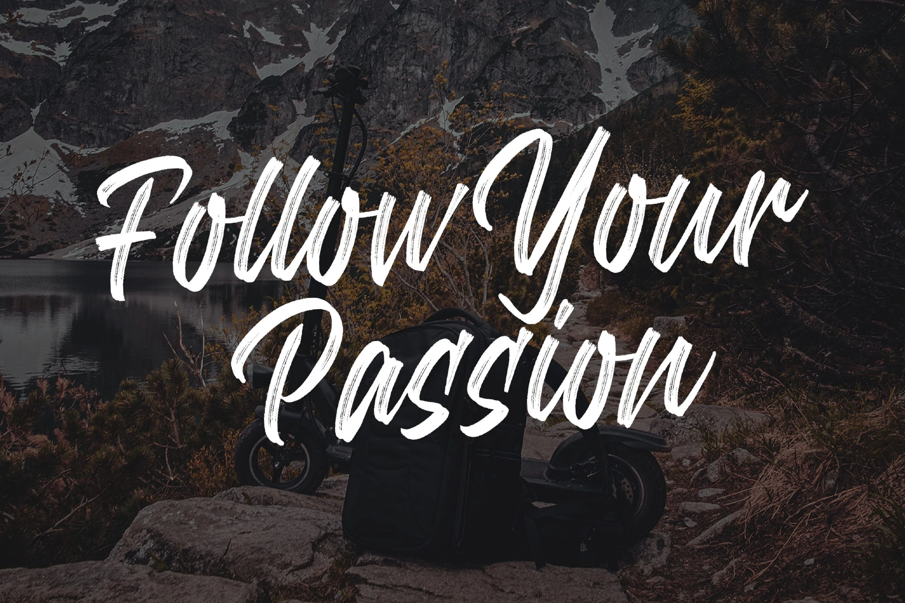 American Brush a Modern Brush Font