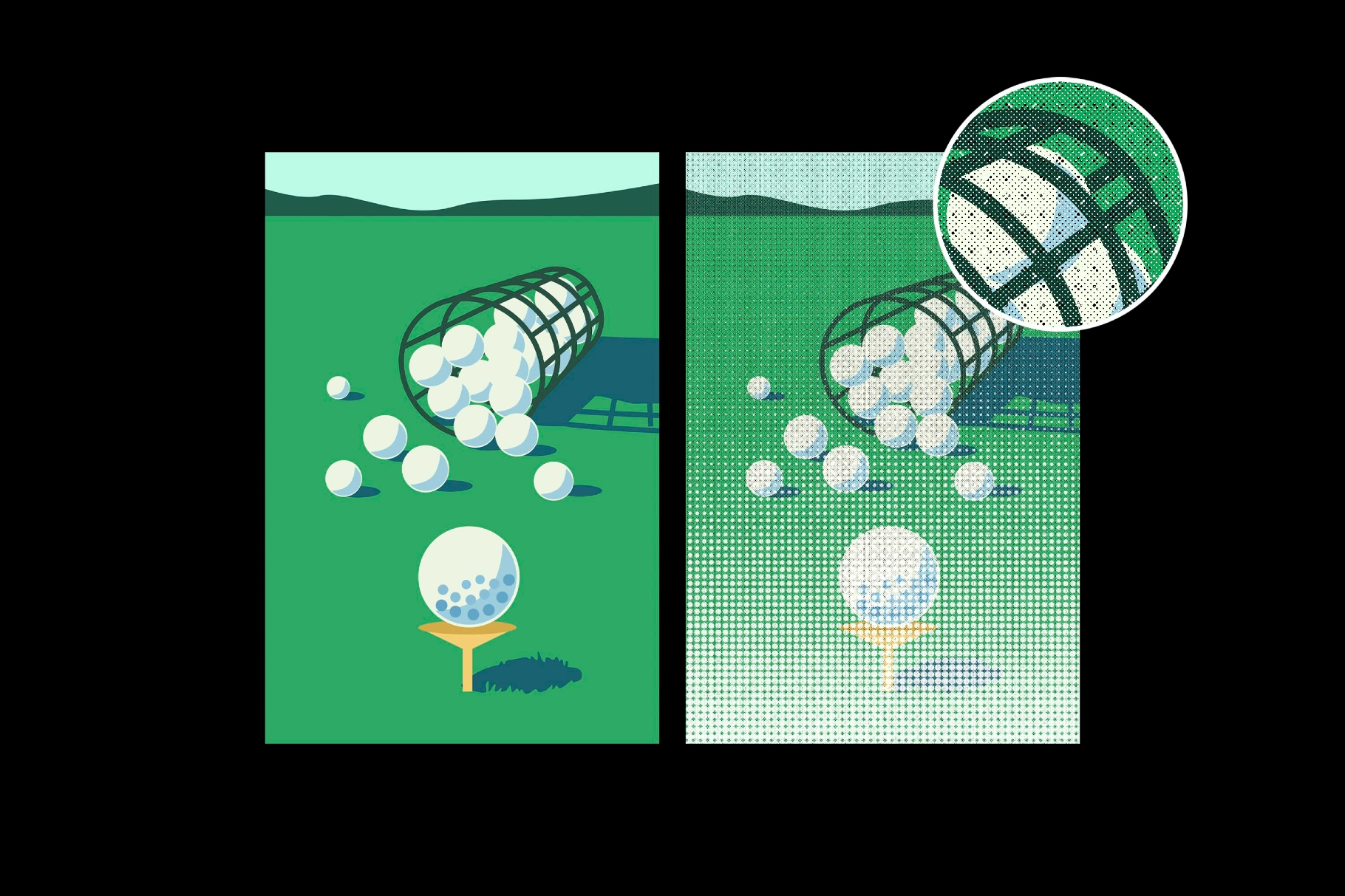 Halftone: Broken Printer Textures