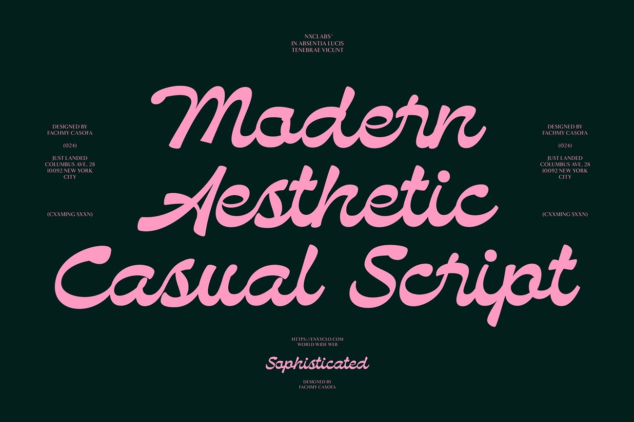 Bendstag - Modern Casual Script Font