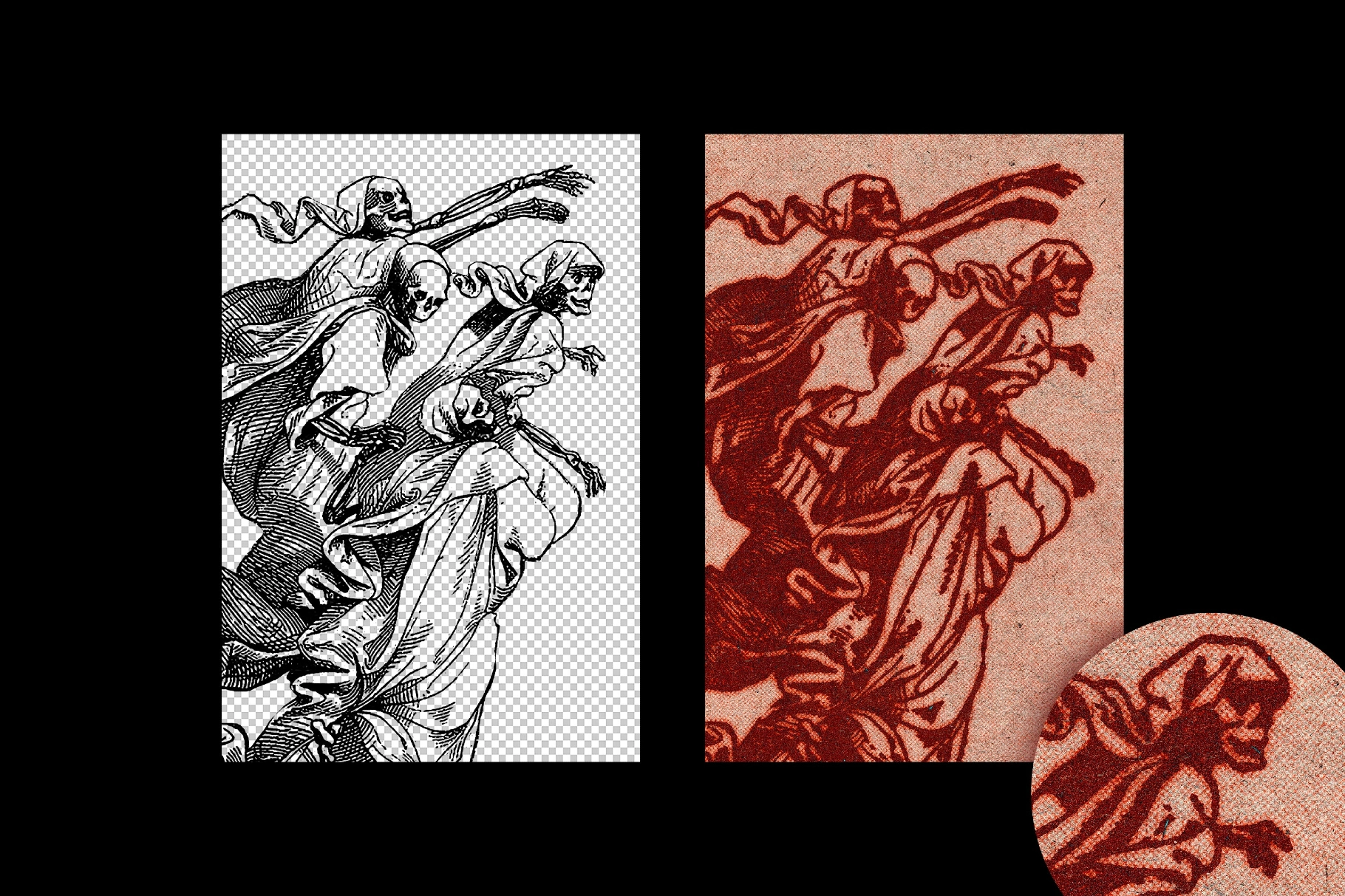 Engrave Printed Stamp Text Effect