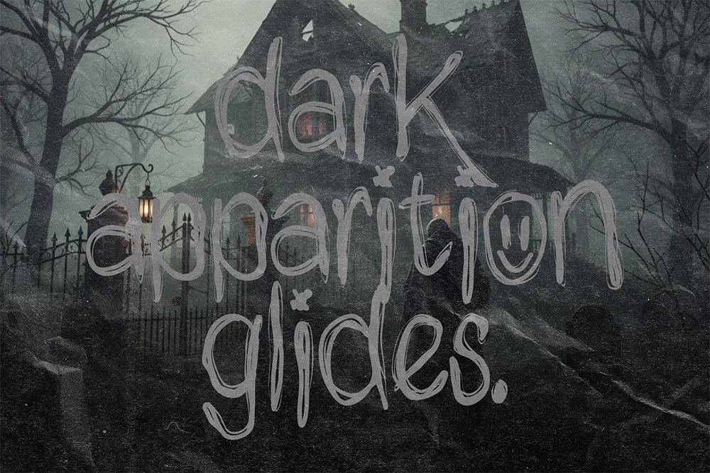 Phantom Silence - Spooky Horror Display Font