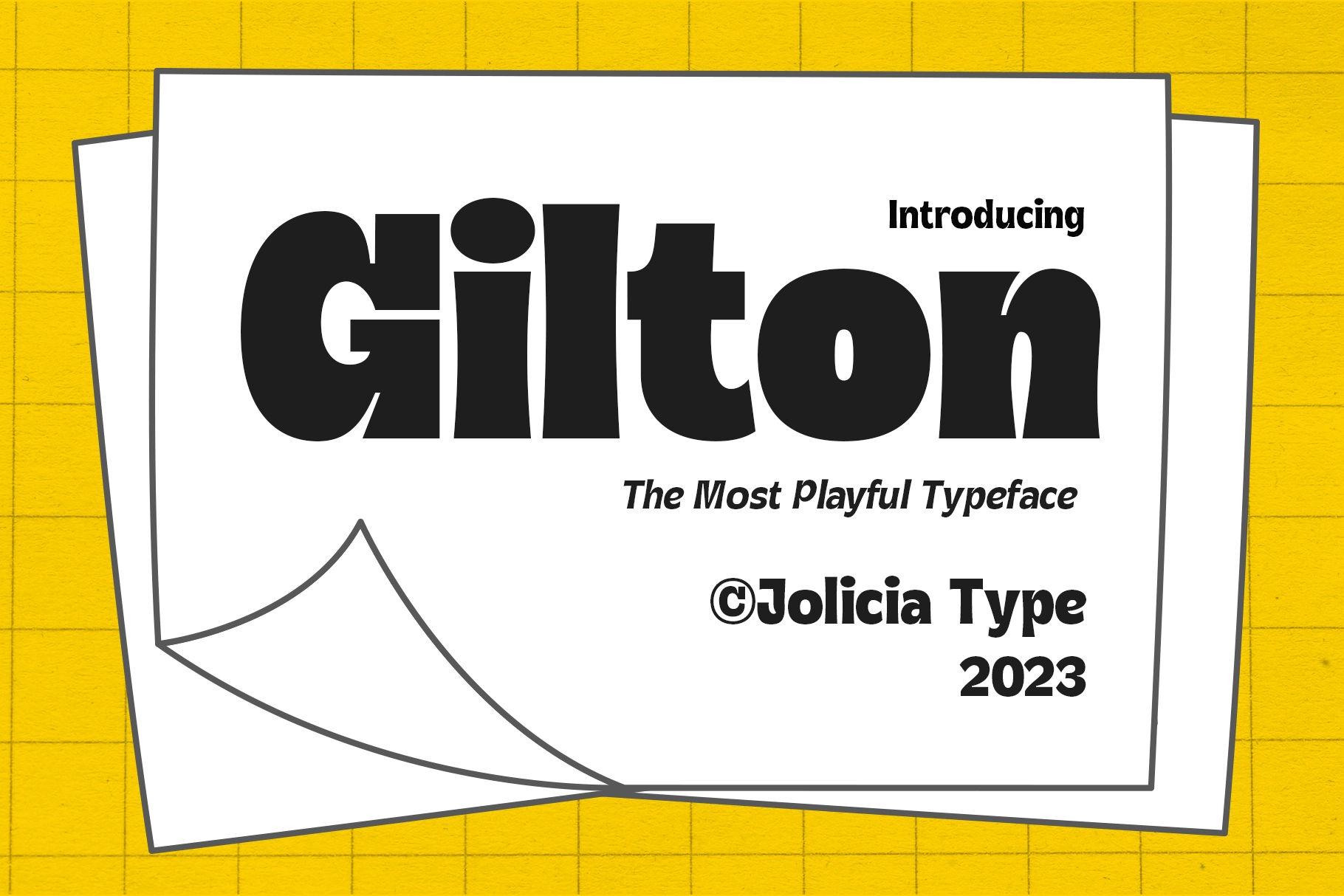Gilton - Retro Bold Display Font Family