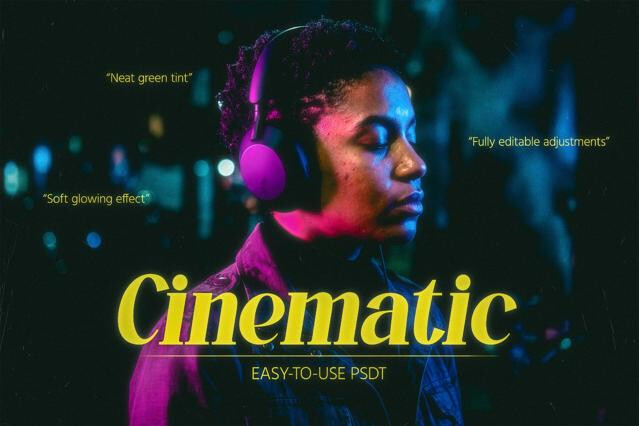 Cinematic Soft Glow Photo Effect