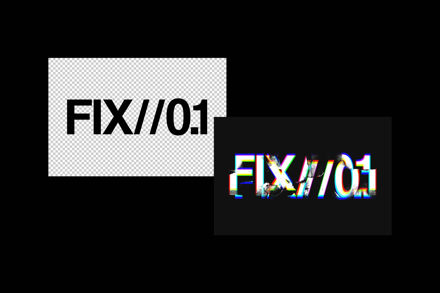 Glitch Static Effect