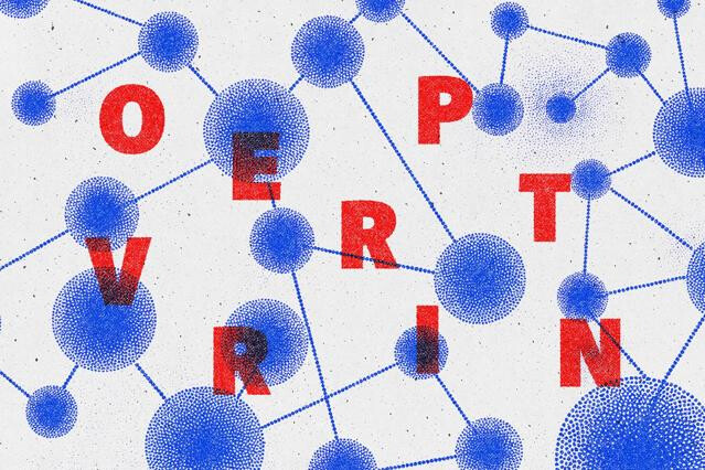 Halftone Overprint Photo Effect