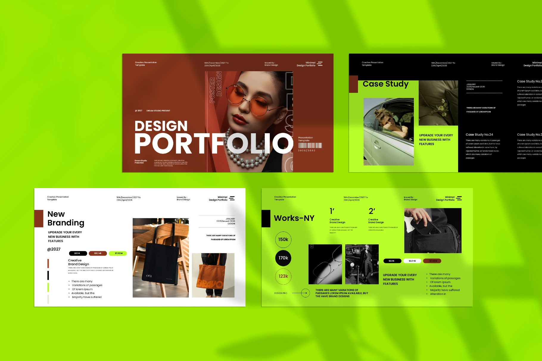 Design Portfolio Presentation Template
