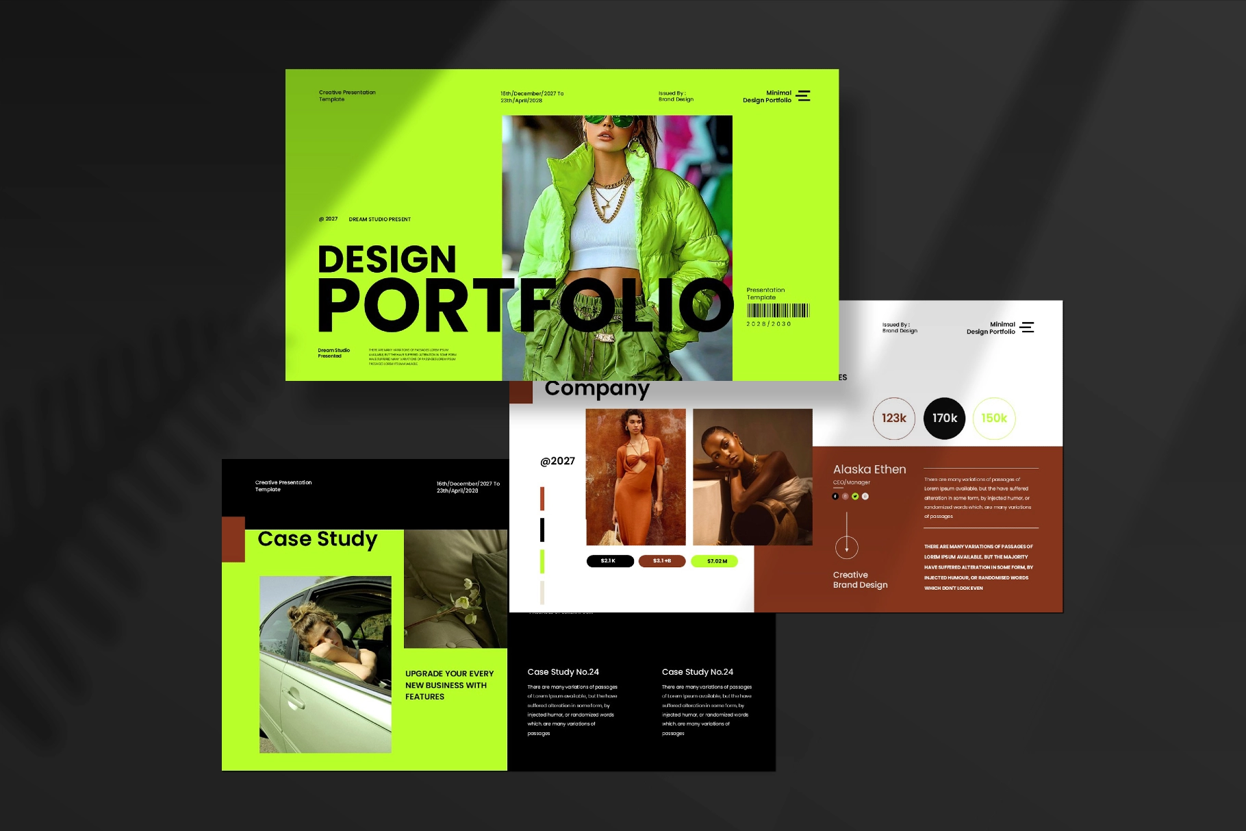Design Portfolio Presentation Template