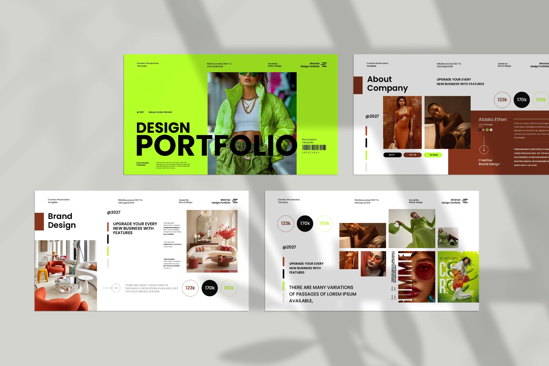 Design Portfolio Presentation Template