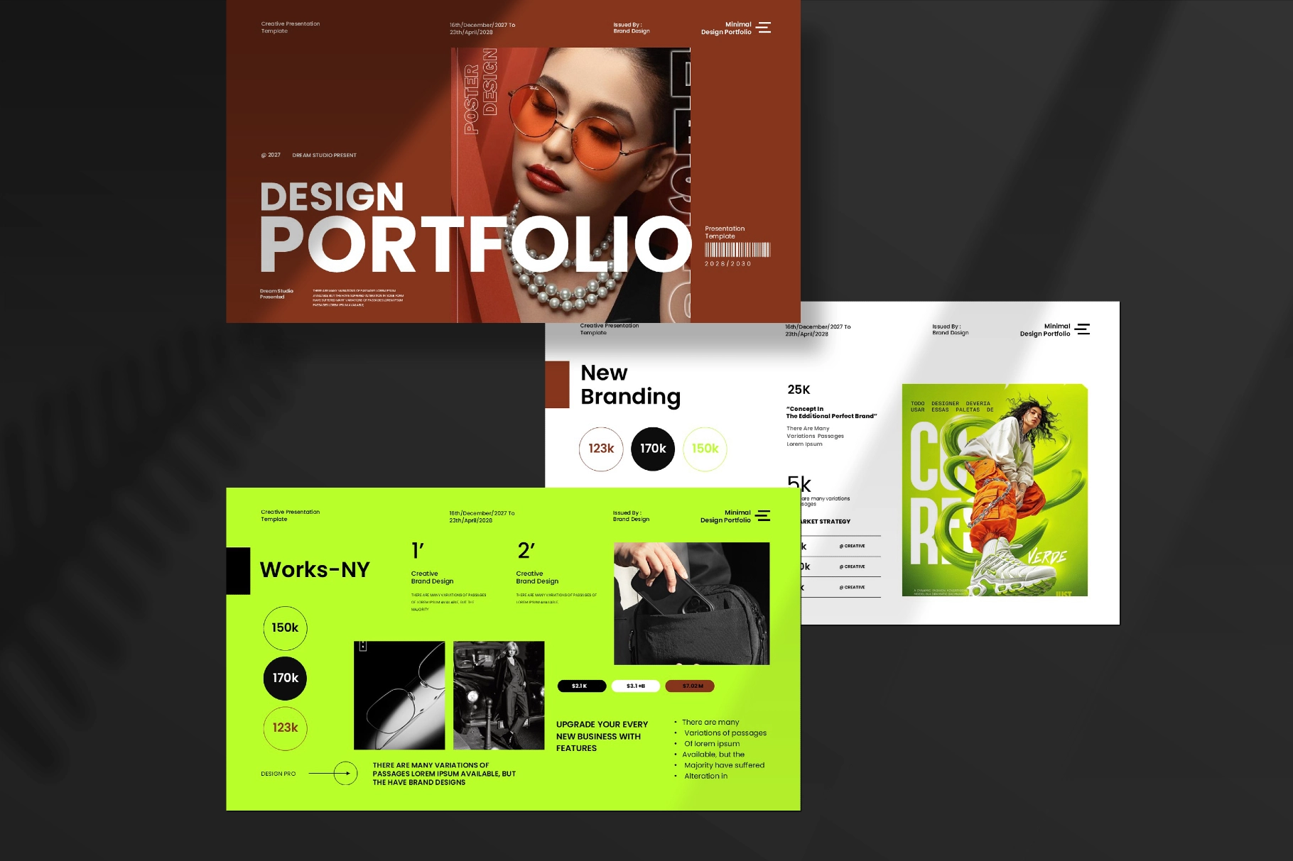 Design Portfolio Presentation Template