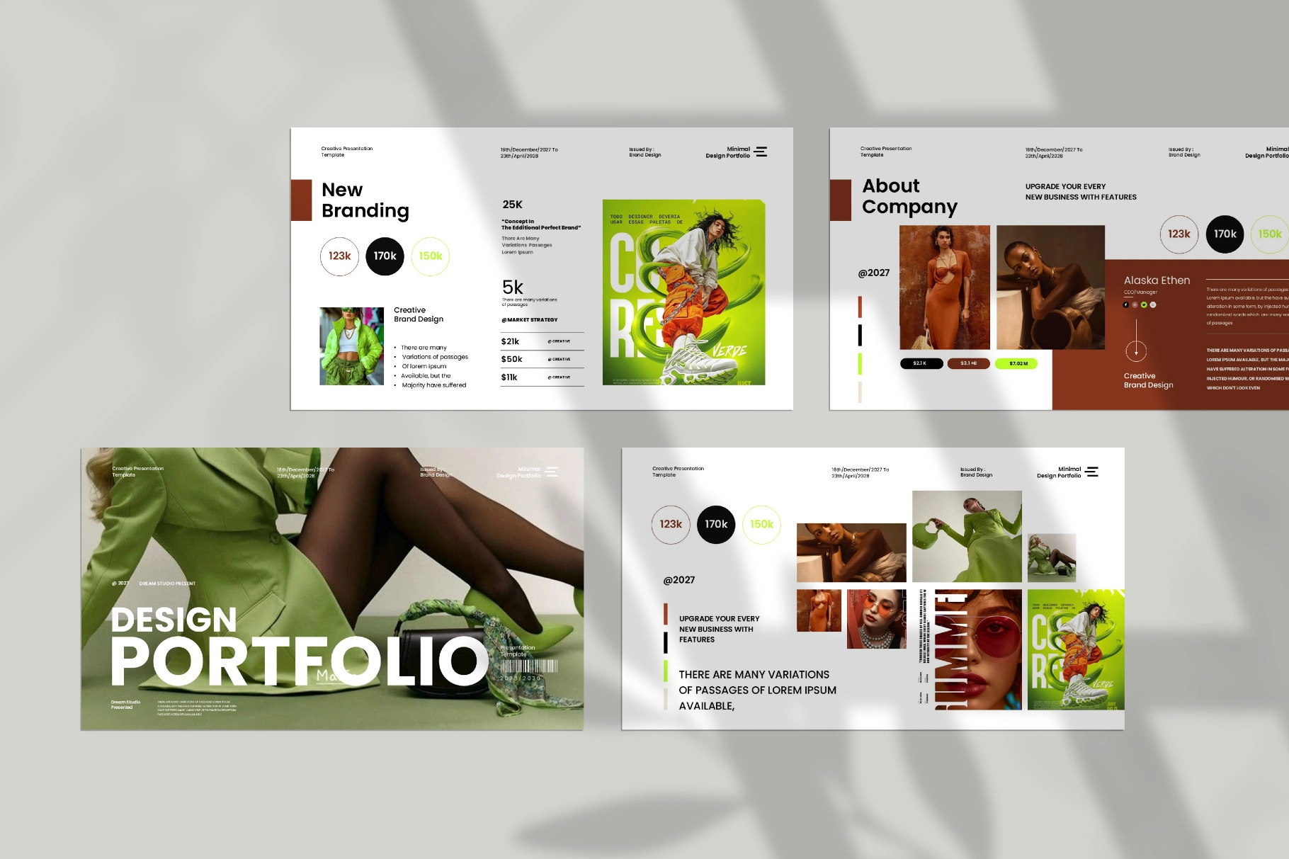 Design Portfolio Presentation Template