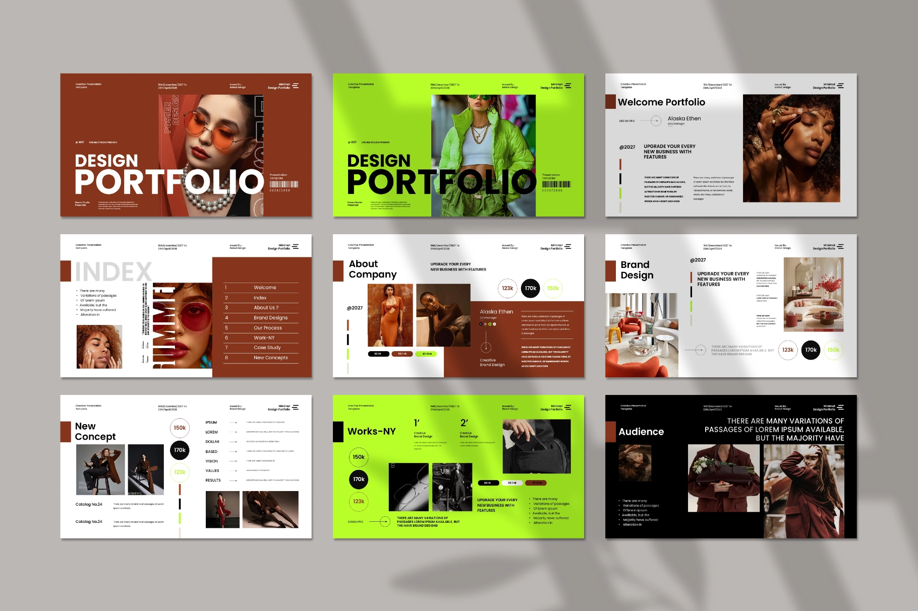 Design Portfolio Presentation Template