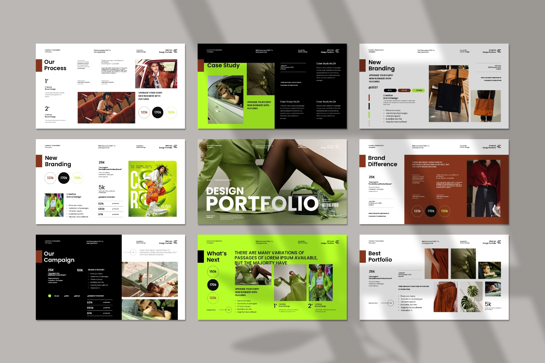 Design Portfolio Presentation Template