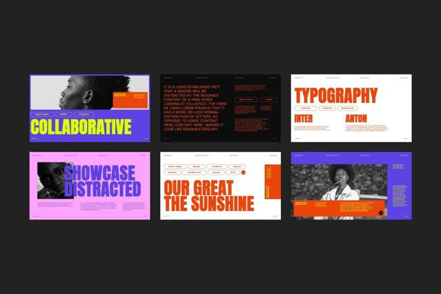 Modern Brand Strategy Monalisa PowerPoint Template