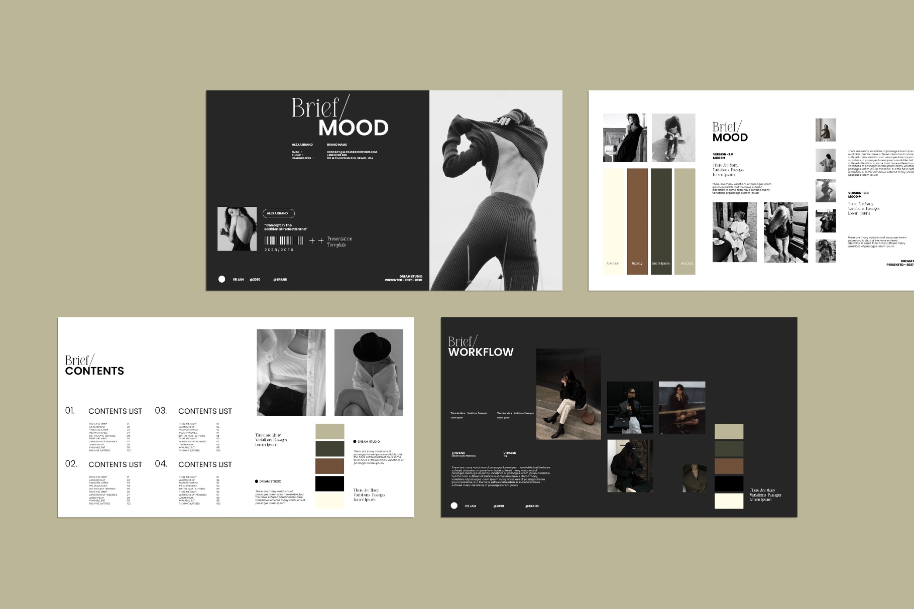 Brief Mood Presentation Template