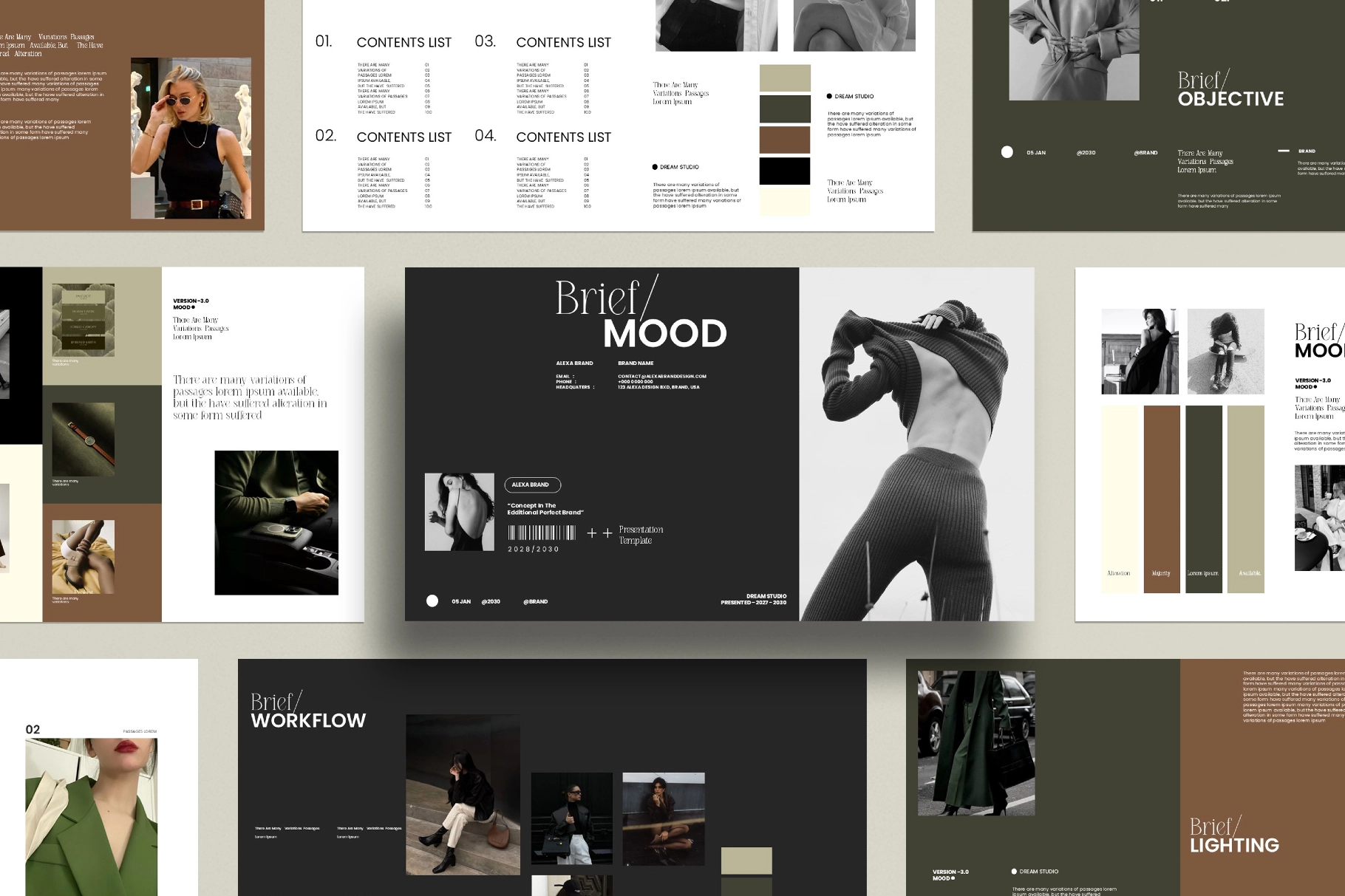 Brief Mood Presentation Template