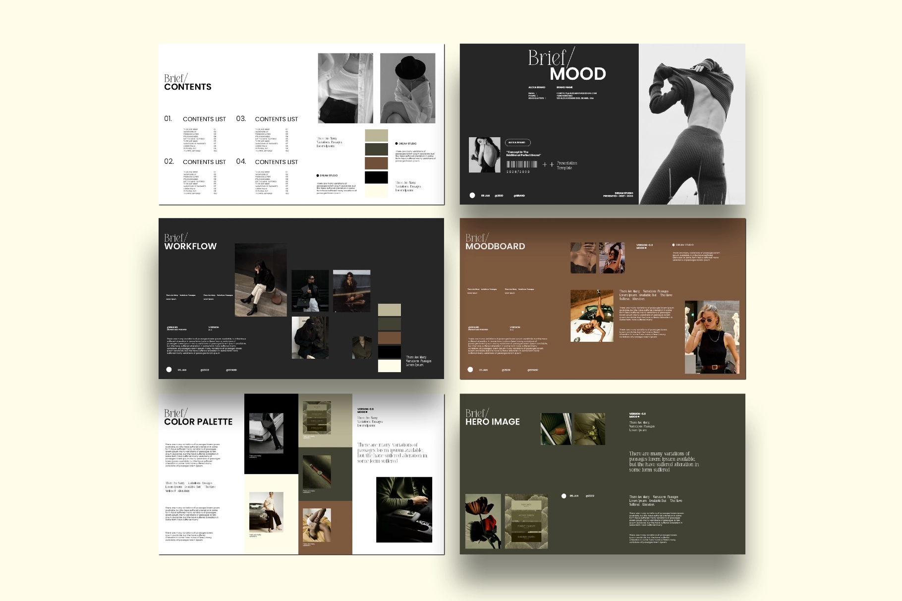 Brief Mood Presentation Template