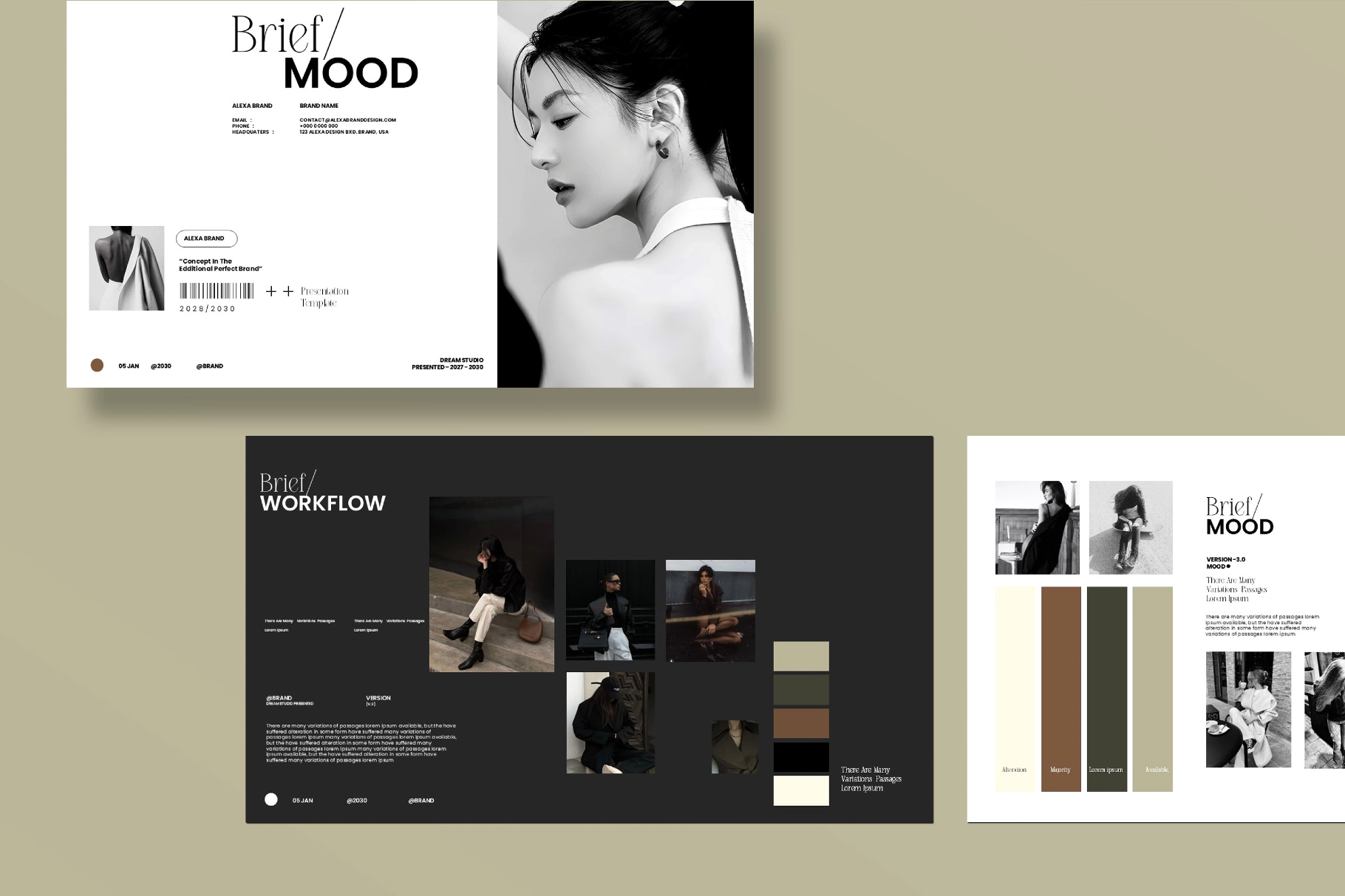 Brief Mood Presentation Template