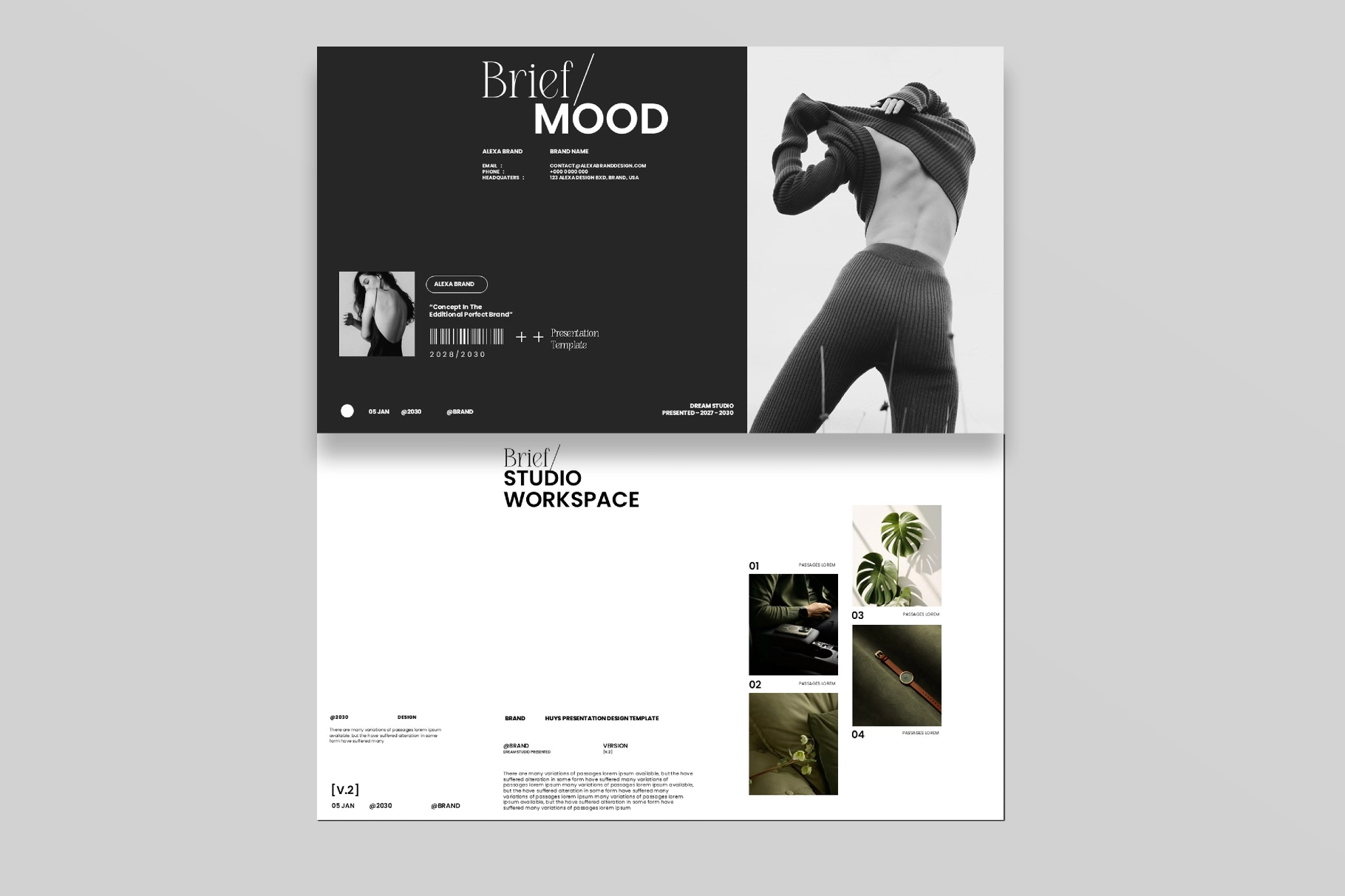 Brief Mood Presentation Template