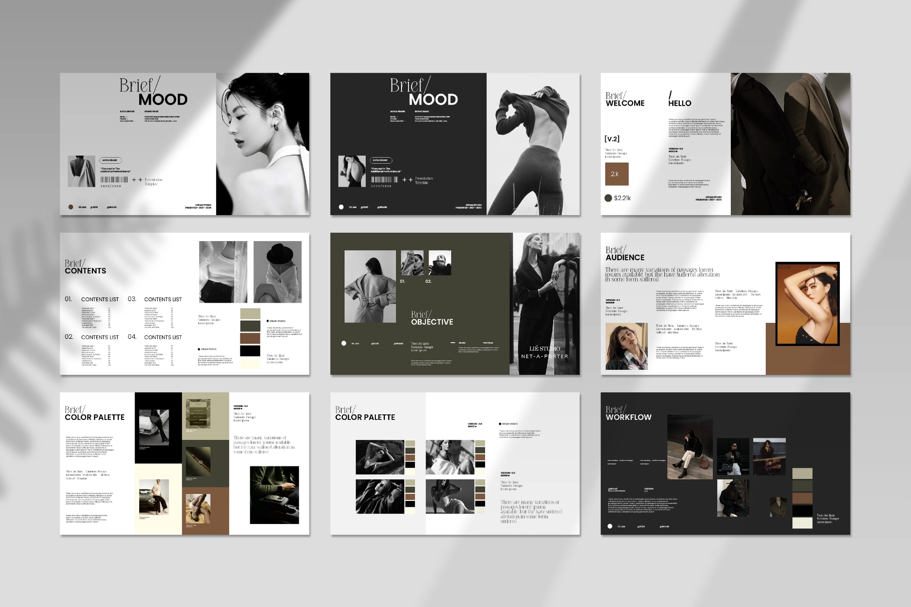 Brief Mood Presentation Template