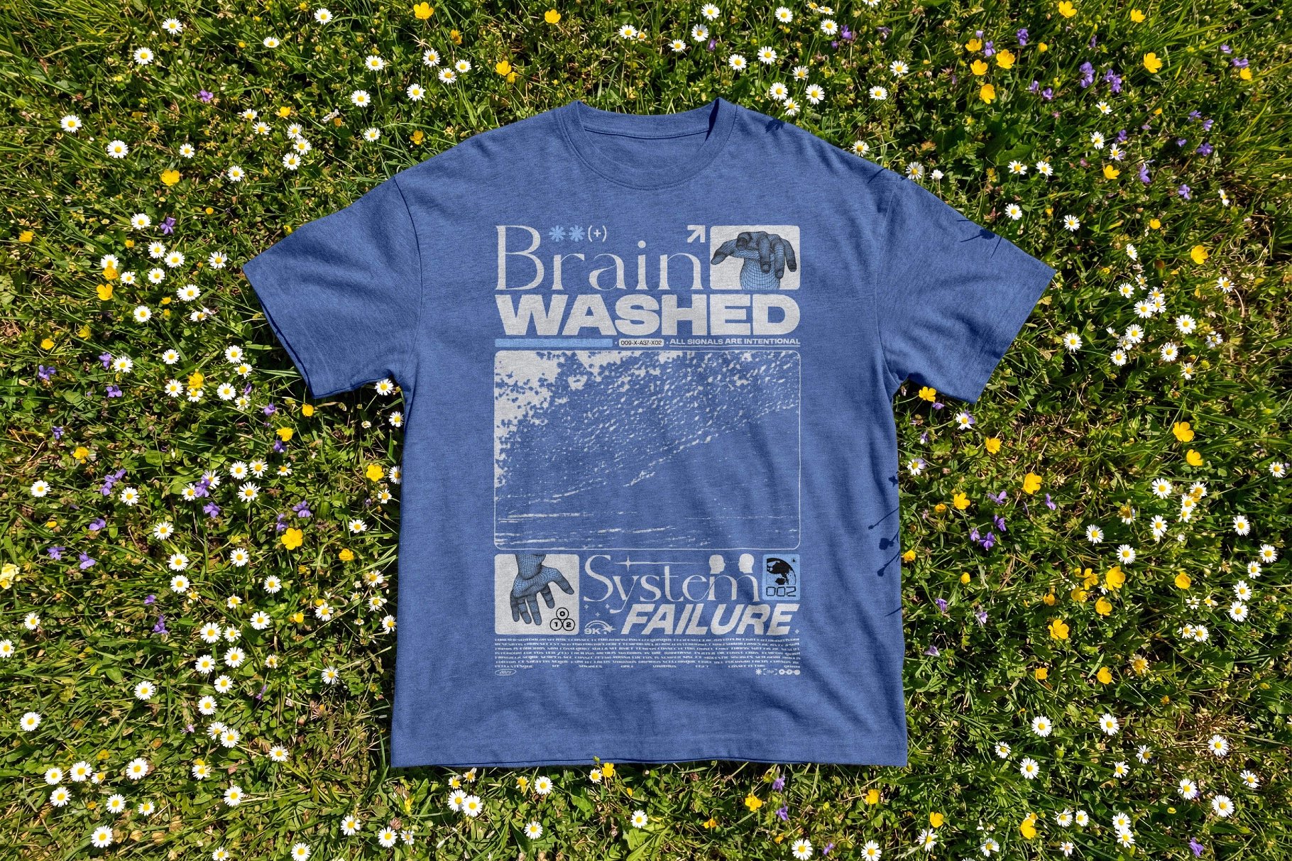 Flower Field T-Shirt Mockup