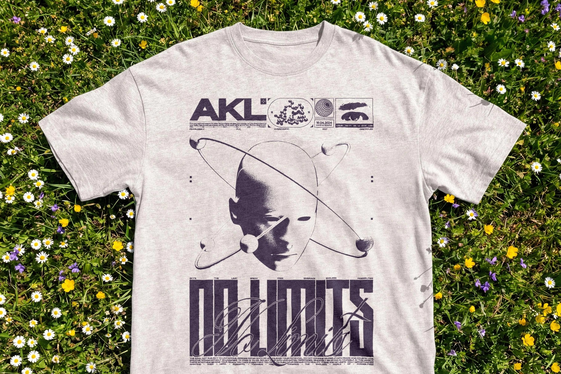 Flower Field T-Shirt Mockup