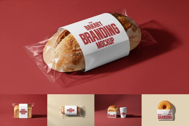 Bakery Branding and Packaging Mockup