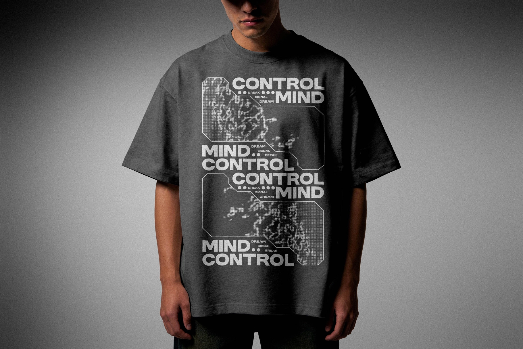 Streetwear T-Shirt Print Mockup