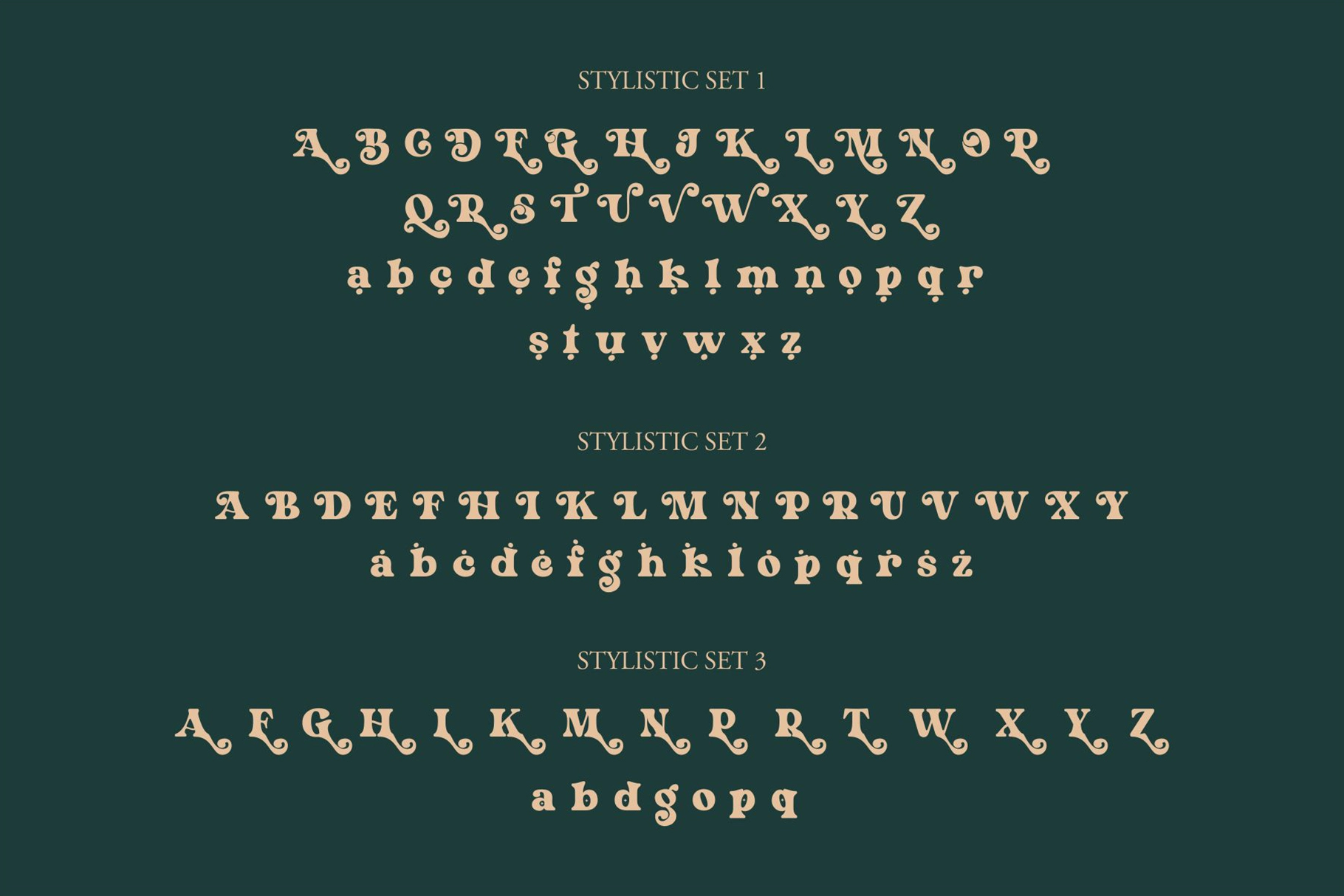 Kerih Moady - Retro Groovy Display Font