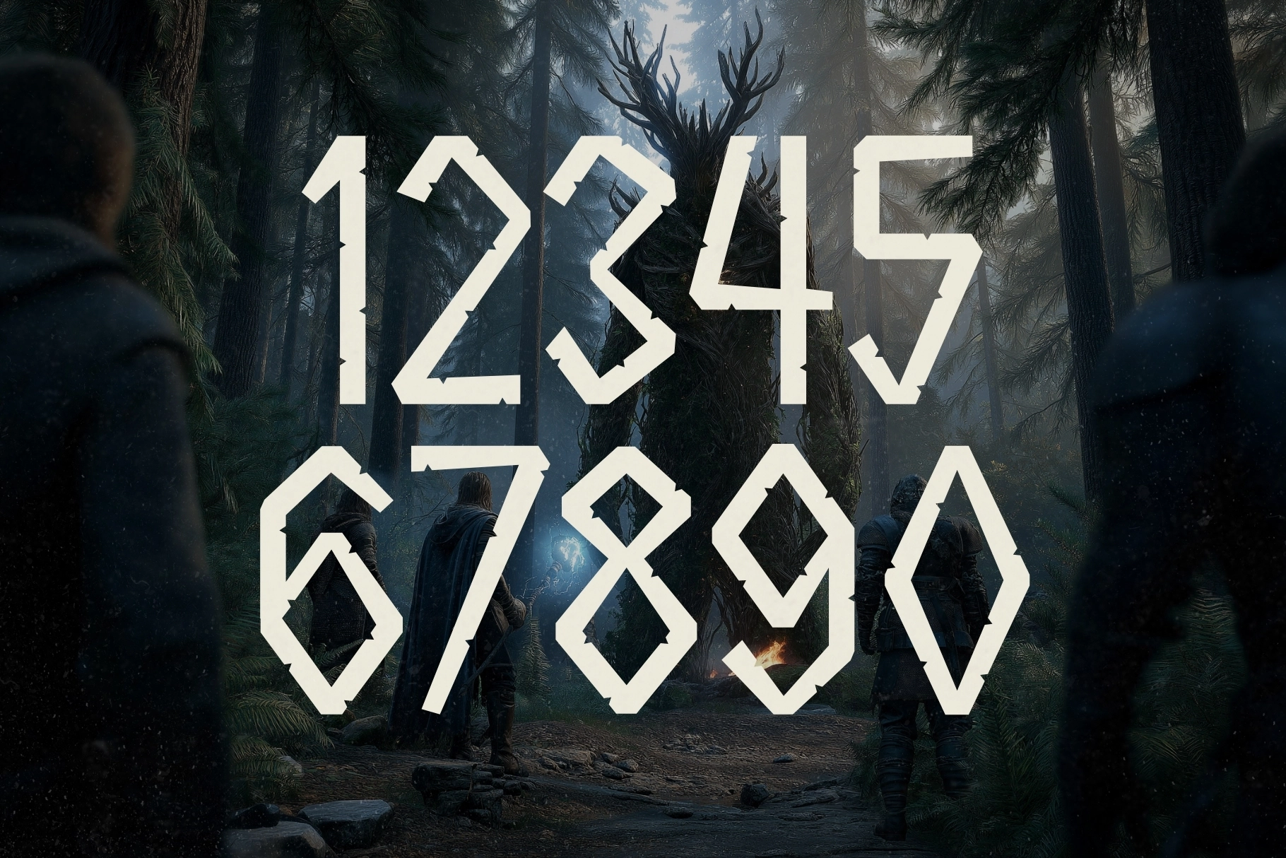 Nordic Omen - Ancient Rune Typeface