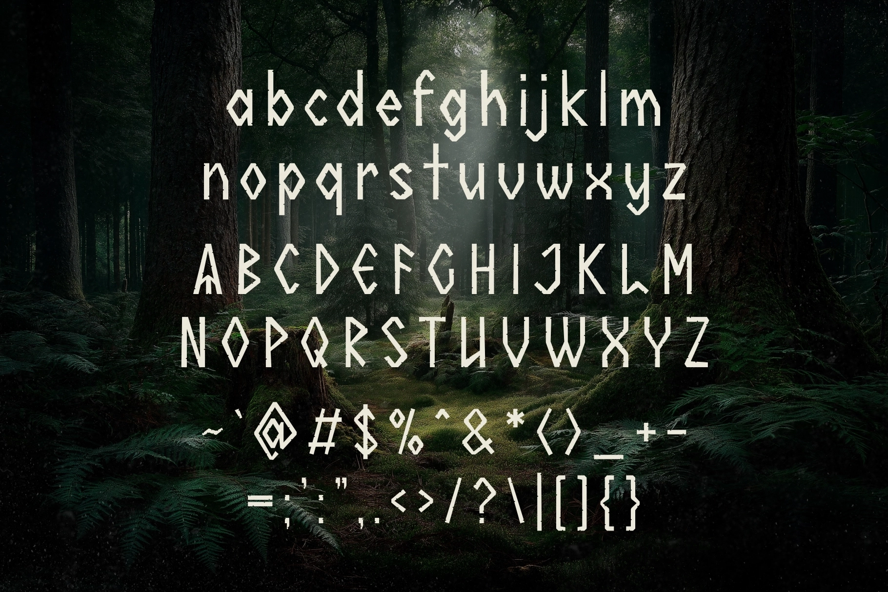 Nordic Omen - Ancient Rune Typeface