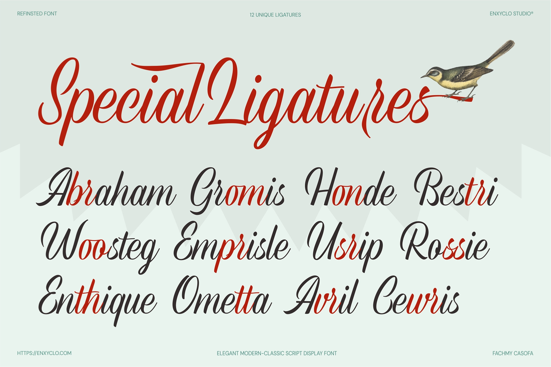 Refinsted - Modern Calligraphy Script Font